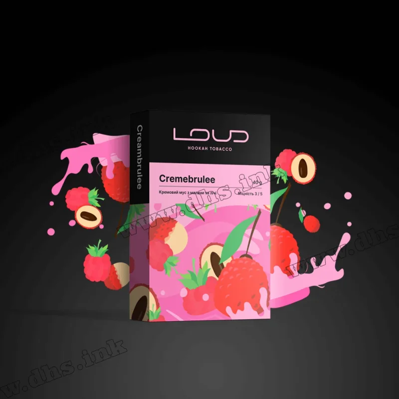 Loud Кремовый мусс из малины и личи